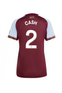 Aston Villa Matty Cash #2 Jalkapallovaatteet Naisten Kotipaita 2025-26 Lyhythihainen